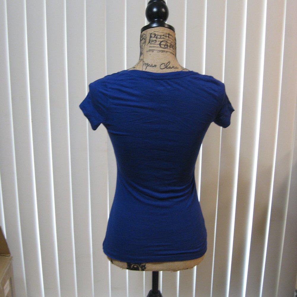 NWOT Express purple graphic tee t shirt top XS extra small - Picture 4 of 5